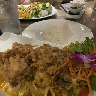 Red Curry Seafood Medley