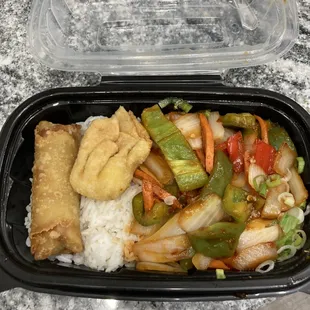 Spicy Scallion Stir fry