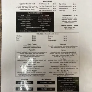 Menu Aug 2021