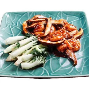 Portable mushroom wit prawns