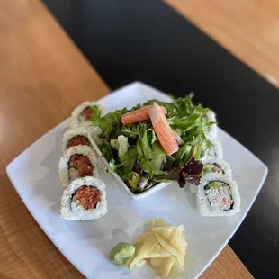 a plate of food