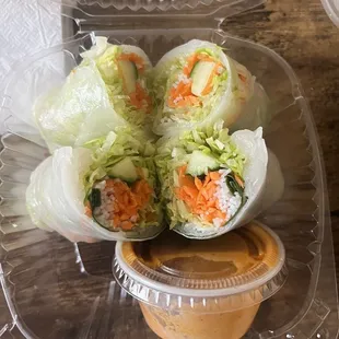 Fresh Spring Rolls with no shrimp