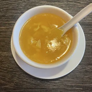 Egg flower soup