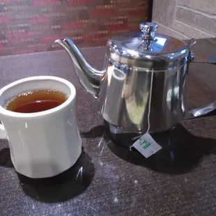 I can't go to an Asian restaurant without getting hot tea!