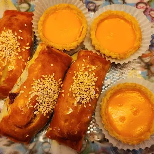 Baked BBQ Pork Pastries and Egg Tarts (7/9/23)