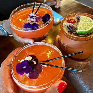 Hennessy punch Bamboo martini