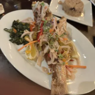 #8B Fried Snapper