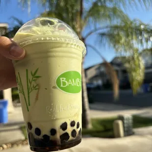 Avocado with boba