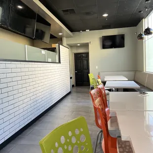 Extra seating towards rear of restaurant