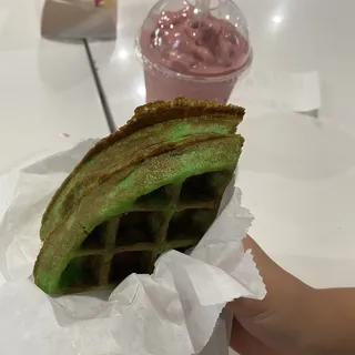 Pandan Waffle