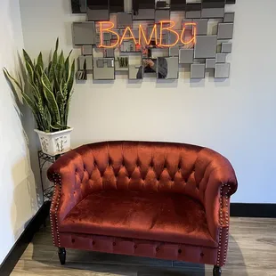 Cute Rest Spot Next To Restroom