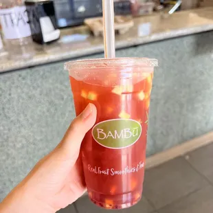 Dragonfruit mango refresher