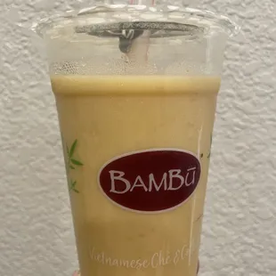 Mango Milk Tea W/ Boba