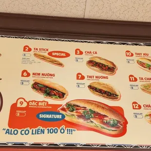 ramen and noodles, menu