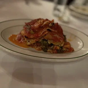 Lasagna w chicken &amp; eggplant