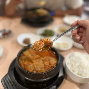 Kimchi stew