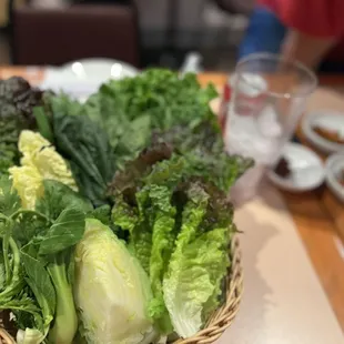 Fresh lettuce for wraps