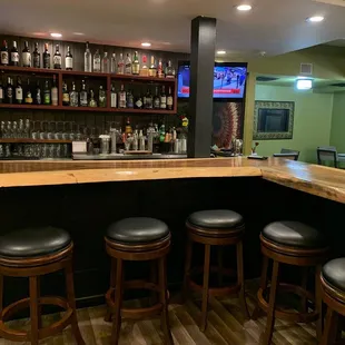 New bar area with comfortable bar stool