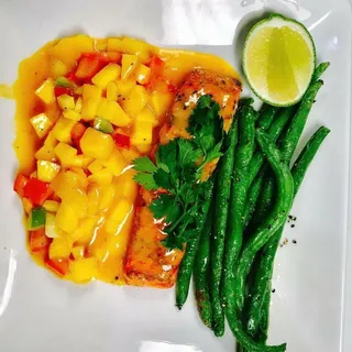 Salmon with Mango Salsa