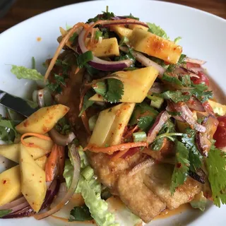 Crispy Trout Mango Salad