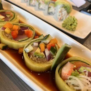 Cherry Blossom Roll &amp; Aloha Roll