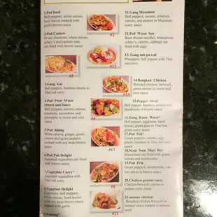 Main dishes