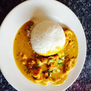 Yellow chicken curry 9.05 w tax #13