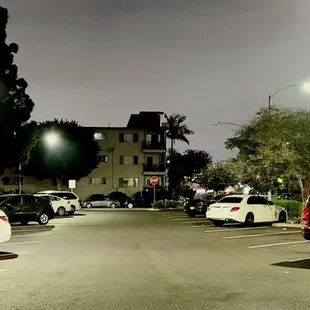 Park here across the street from the restaurant