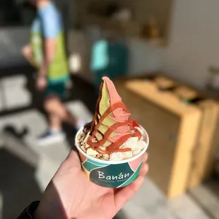 Strawberry Matcha Cup