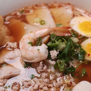 House Tom Yum Noodle Soup