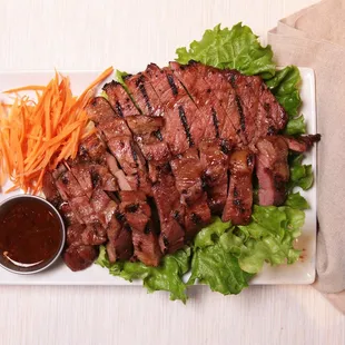 Crying Pig - Grilled marinated pork shoulder