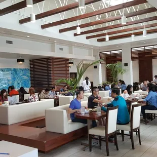 interior, sushi and sashimi