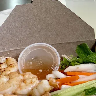 Shrimp with Lemongrass.