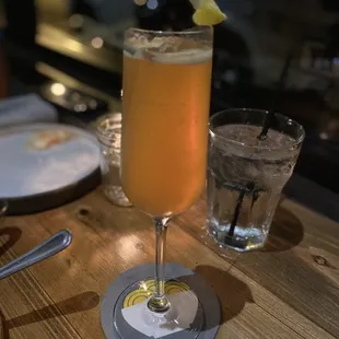 French 75 with cognac