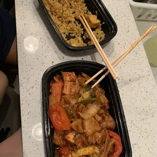 Mango fried rice, Pad Kee Mao