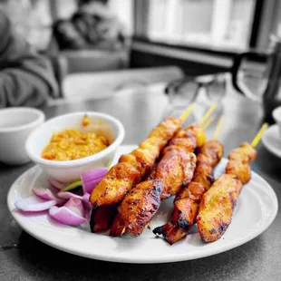 Satay Chicken / Beef @whaevaeats