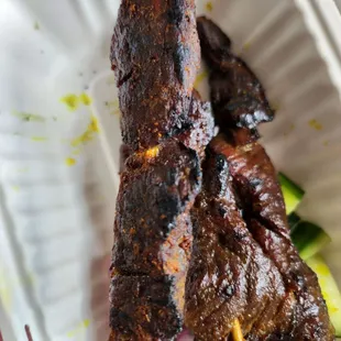 Beef satay was super dry