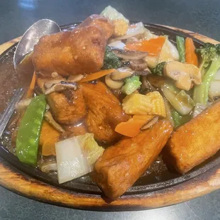 Sizzling Tofu