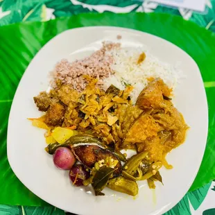 Assorted items from the buffet