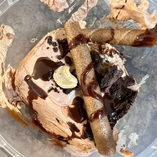 Chocolate Biscuit Pudding