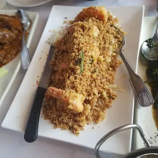 Oatmeal Batter Jumbo Prawns