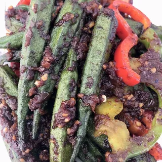 Belachan Okra
