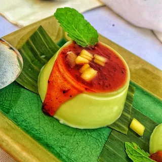 Pandan Panna Cotta