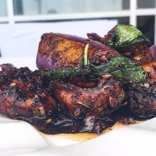 Singapore Black Pepper Prawns