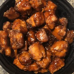 Vegetarian version of General Tso's Chicken made with Soy Protein...my preferred preparation, 3.31.3020.