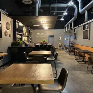 the interior of the restaurant