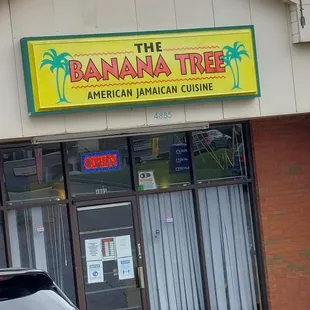 The entrance to The Banana Tree