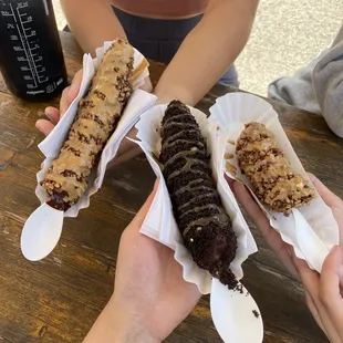 The Texas Two Step, Make Your Own Banana with chocolate and oreos
