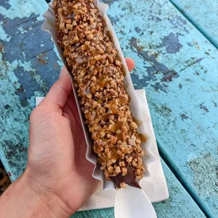 It was a bit messy to eat. But SO worth getting chocolate and caramel all over myself.