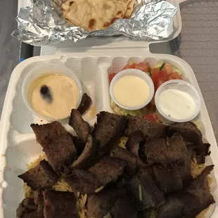 Beef &amp; Lamb Gyro Plate